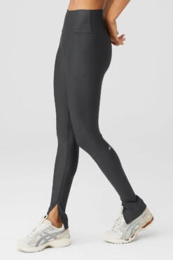 Airlift High-Waist Elongated Legging - Anthracite -Style Avenue W51311R 02125 b1 s1 a2 1 m18