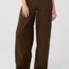 High-Waist Risk Taker Trouser - Espresso