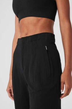 High-Waist On Point Moto Trouser - Black 9 High-Waist On Point Moto Trouser - Black -Style Avenue W51341R 01 b1 s1 a4 1 m18