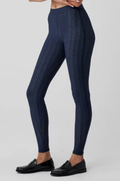 High-Waist Euphoria Legging - Navy -Style Avenue W51349R 03842 b1 s1 a2 1 m54
