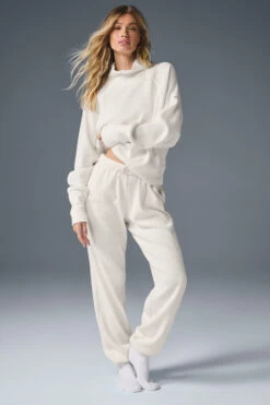 Waffle Weekend Escape Jogger - Ivory 9 Waffle Weekend Escape Jogger - Ivory -Style Avenue W51369R 03299 b1 s1 a5 1 m91