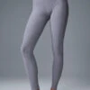Alosoft High-Waist Head Start Legging - Fog -Style Avenue W51384R 05134 b1 s1 a1 1 m206