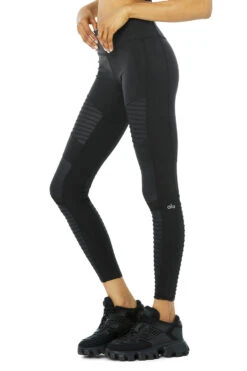 Moto Legging - Black/Black Glossy -Style Avenue W5434R 00785 b1 s1 a2 1 M70