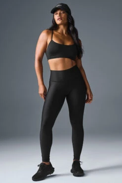High-Waist Airlift Legging - Black 24 High-Waist Airlift Legging - Black -Style Avenue W5561R 01 b1 s1 a5 m196