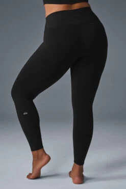 7/8 High-Waist Airbrush Legging - Black -Style Avenue W5604R 01 b1 s1 a2 1 m182