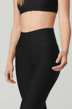 High-Waist Airlift Capri - Black 9 High-Waist Airlift Capri - Black -Style Avenue W5630R 01 b1 s1 a4 1 m89