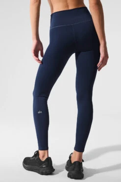 7/8 High-Waist Airlift Legging - Navy -Style Avenue W5766R 03842 b1 s1 a2 1 m224