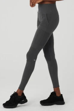 High-Waist Cargo Legging - Anthracite -Style Avenue W5874R 02125 b1 s1 a3 1 m100