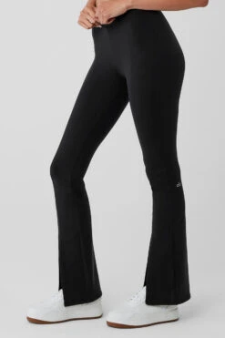 Airbrush High-Waist Flutter Legging - Black -Style Avenue W5946R 01 b1 s1 a2 1 m54 5fbb57a7 cb63 4027 890f a043be1fd2b0