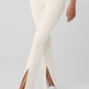 Airbrush High-Waist Flutter Legging - Ivory -Style Avenue W5946R 03299 b1 s1 a1 1 m54