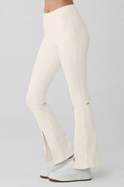 Airbrush High-Waist Flutter Legging - Ivory -Style Avenue W5946R 03299 b1 s1 a2 1 m54
