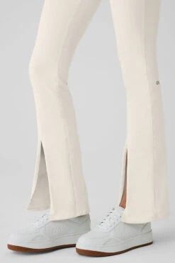 Airbrush High-Waist Flutter Legging - Ivory -Style Avenue W5946R 03299 b1 s1 a4 1 m54