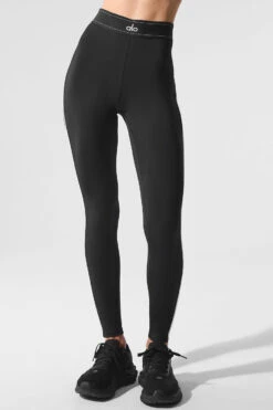 Airlift High-Waist Suit Up Legging - Black/White 10 Airlift High-Waist Suit Up Legging - Black/White -Style Avenue W5952R 0100 b1 s1 a1 1 m224