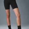 7" High-Waist Biker Short - Black 1 7" High-Waist Biker Short - Black -Style Avenue W6145R 01 b1 s1 a1 1 m54