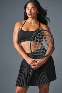 Grand Slam Tennis Skirt - Black -Style Avenue W6289R 01 b1 s1 a5 m196