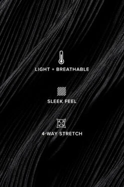 Micro Plisse Tennis Skirt - Black -Style Avenue W6323R 01 b1 s1 af 1 m54