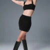 Micro Corduroy Winter Break Mini Skirt - Black -Style Avenue W6391R 01 b1 s1 a1 1 m91