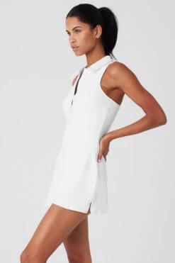 Charmed Tennis Dress - White -Style Avenue W8141R 00 b1 s1 a2 1 m18