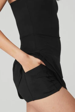 Alosoft Courtside Tennis Dress - Black 10 Alosoft Courtside Tennis Dress - Black -Style Avenue W8176R 01 b1 s1 a4 2 m54