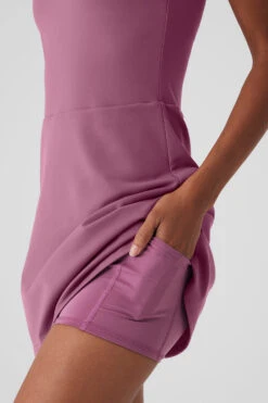 Airbrush Real Dress - Soft Mulberry -Style Avenue W8190R 05276 b1 s1 a004 1 m18