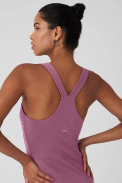 Airbrush Real Dress - Soft Mulberry -Style Avenue W8190R 05276 b1 s1 a005 1 m18