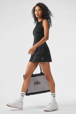 Night Out Cargo Dress - Black -Style Avenue W8254R 01 b1 s1 a4 1 m18