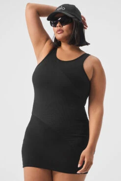 Alosoft Sunbeam Dress - Black -Style Avenue W8255R 01 b1 s1 a1 1 m183