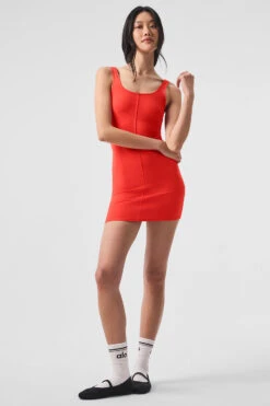 Alosoft Head Start Dress - Red Hot Summer -Style Avenue W8261R 04356 b1 s1 a6 1 m54