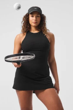 Alosoft Backspin Dress - Black 17 Alosoft Backspin Dress - Black -Style Avenue W8276R 01 b1 s1 a4 1 m182